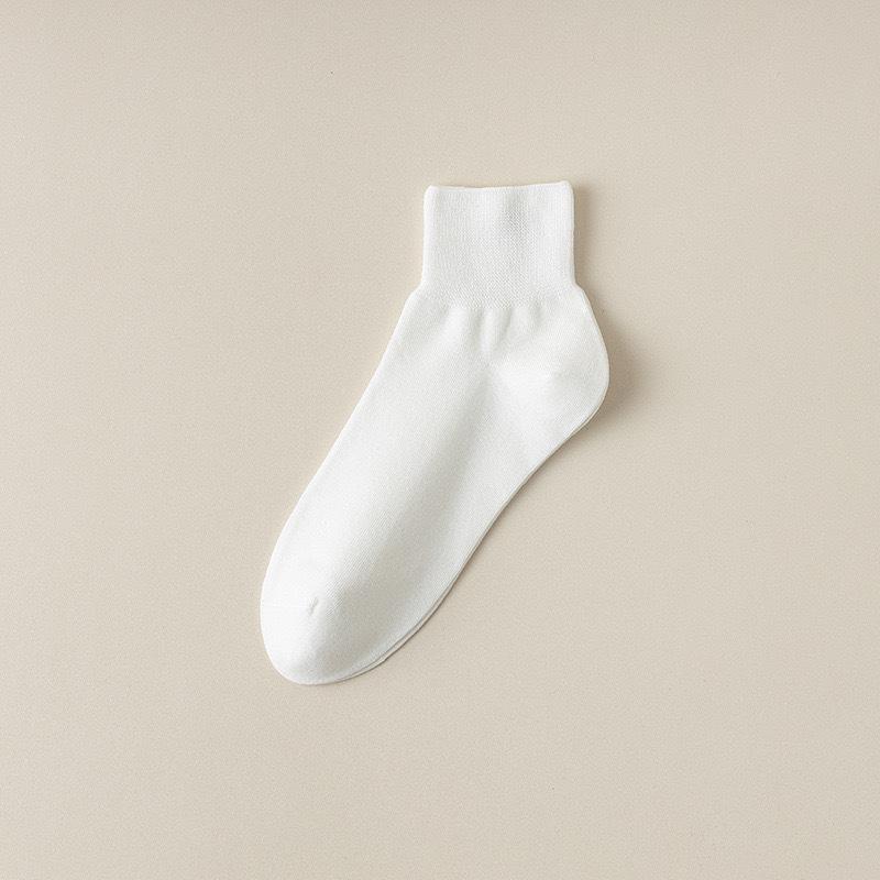 Sock - Summer Lightweight Pure Cotton Anti-odor Short Tube Socks Without Bones Versatile Cotton Socks