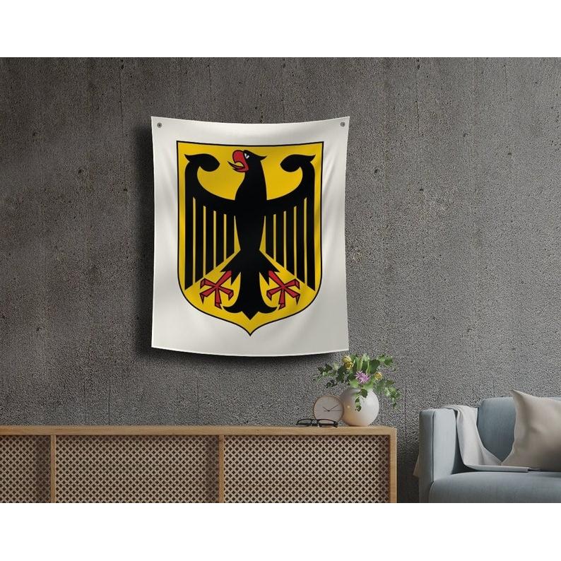 German coat of arms tapestry 75x100 чёрный