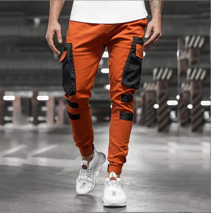 Pantalone da uomo casual sciolto elastico in vita primavera e autunno a  contrasto con strumenti a colori con grande tasca acquista in modo  economico — spedizione gratuita, recensioni reali con foto — Joom