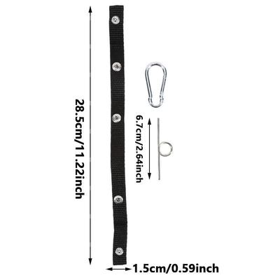 1/4pcs Electrical Tape Holder Adjustable Tape Waist Hanging Tool with Hook For Tool Belt Bag Accessories Electrician Black