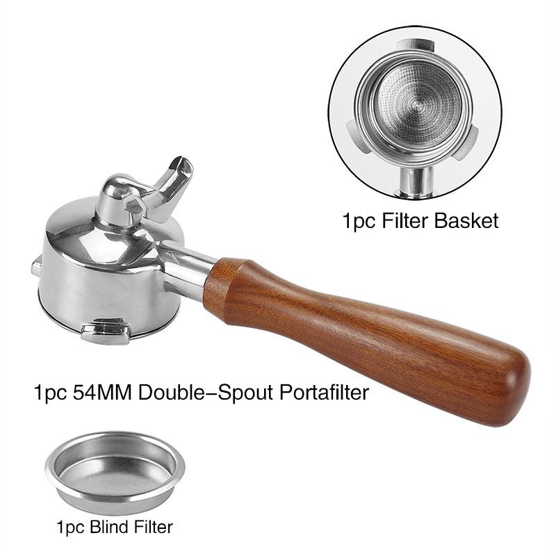 54MM Coffee Bottomless Portafilter For Sage Breville 870 878 880 Replacement Filter Basket Espresso Accessory Barista Tool