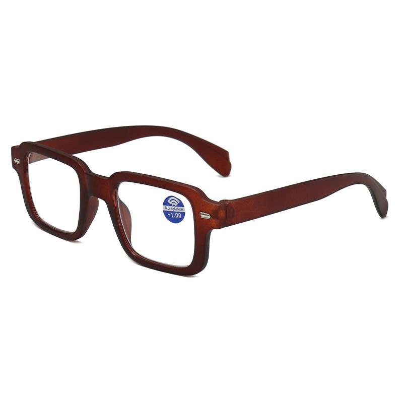 New Square Frame Glasses Fashionable Glasses Versatile Simple Square Reading Glasses 315 2