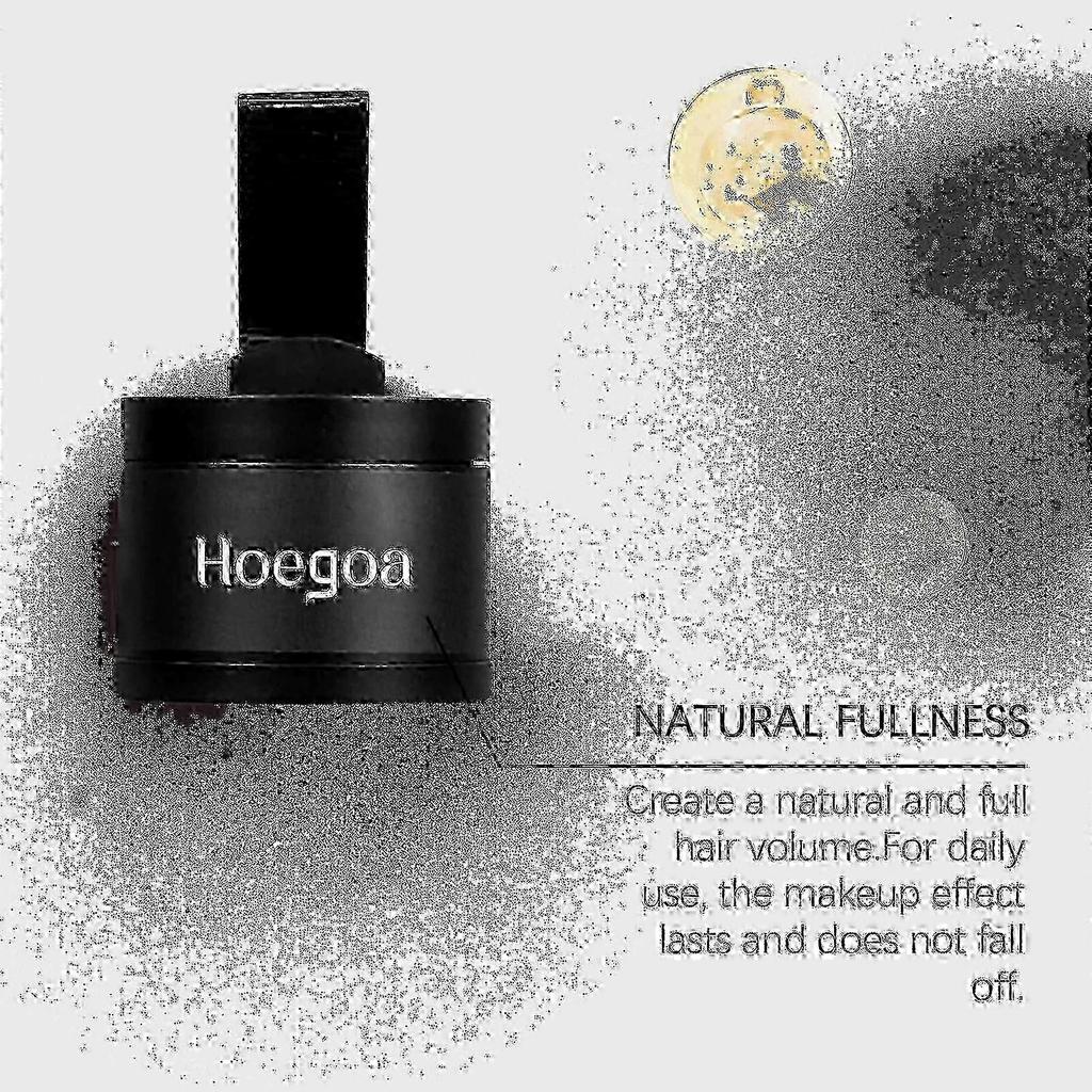 Hoegoa Hairline Powder Beauty Hair Color Black Brown Top of the Head Long-lasting Natural Volumizing Natural Hairline Powder