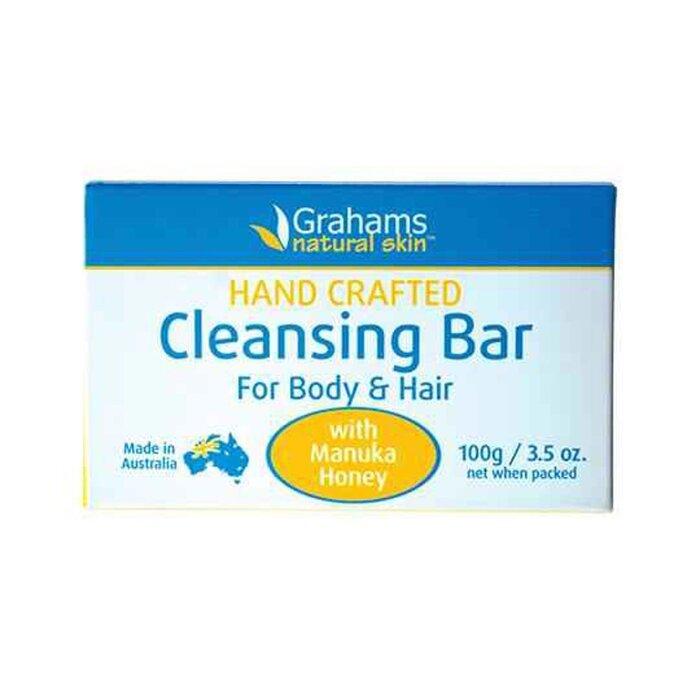 GRAHAMS NATURAL ALTERNATIVES Cleansing Bar For Body & Hair 100g- # fixed