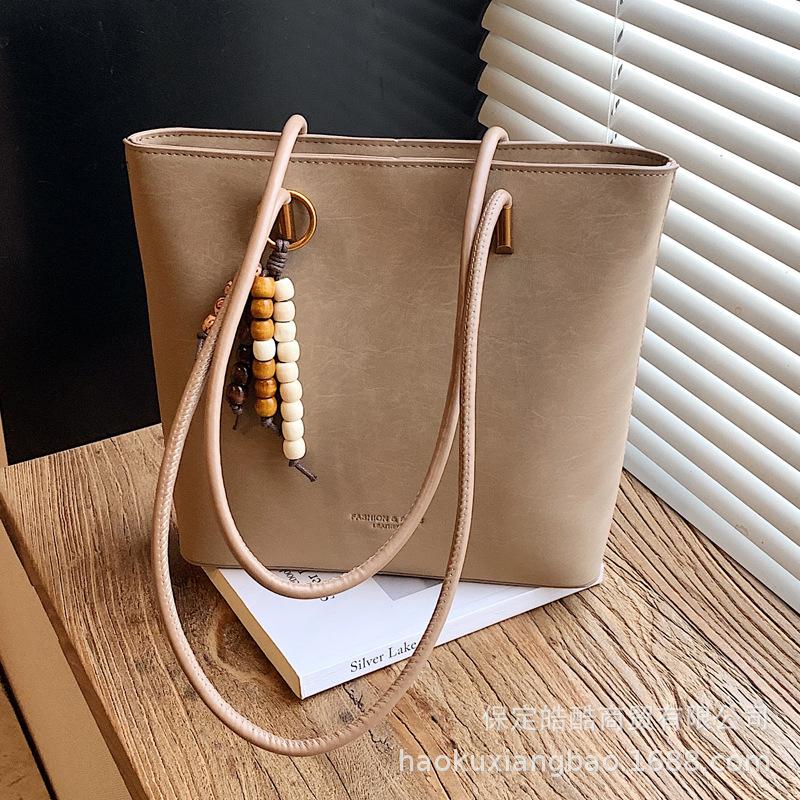 Bags Women's Large Capacity 2025 New Autumn and Winter Suede Retro Shoulder Bag Versatile Commuter Tote Bag