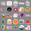 201 Small Fresh Graffiti Stickers Personalized Creative Decorative Water Cup Mobile Phone Case Suitcase Stickers