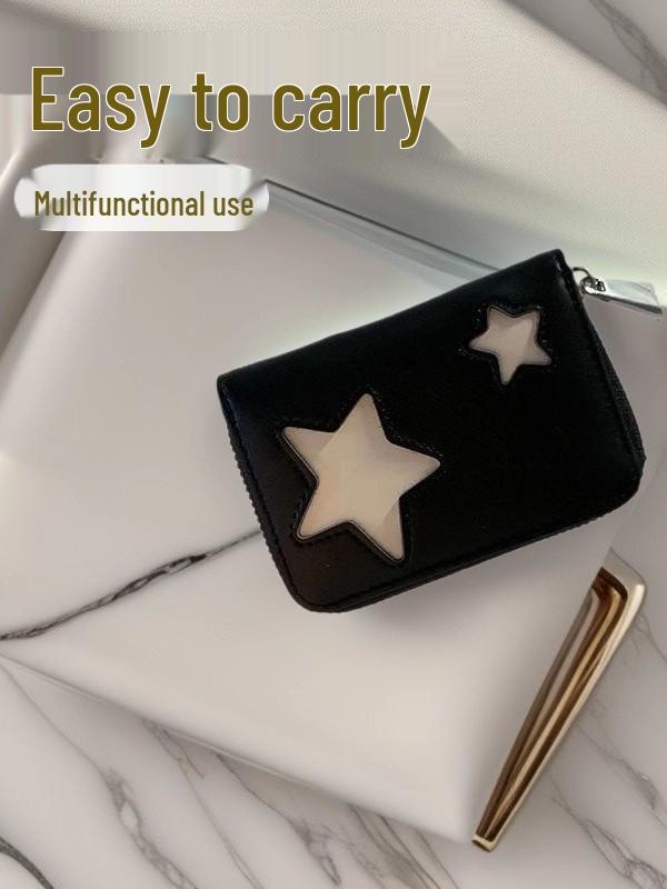 Exquisite Korean Style Women's Card Holder: Compact, Multi-Slot for Bank Cards & Driver's License