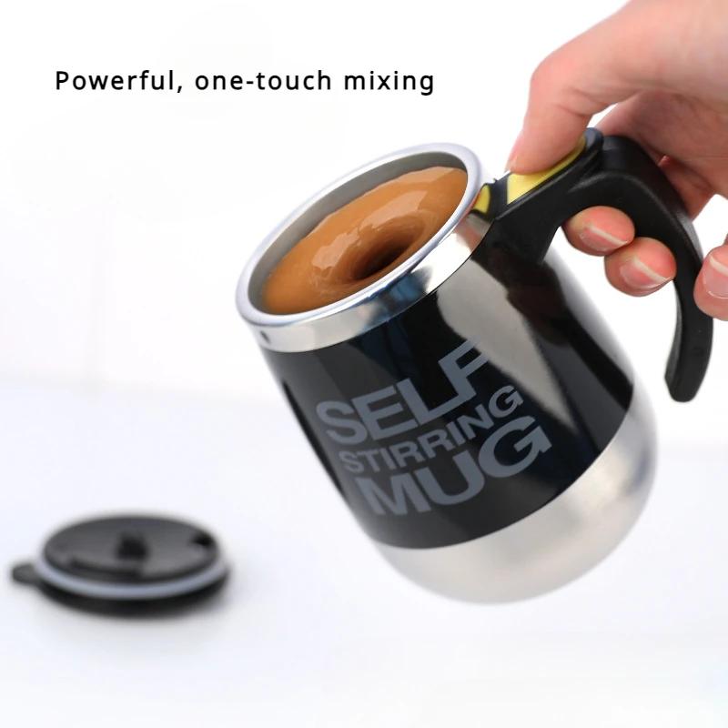 New Tiki Automatic Stanleys Cup Stirring Drinkware Magnetic Coffee Mug Termos 304 Stainless Steel Mixing Creatives Blender Drink