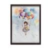 Balloon Lightness Balloon Lightness, 30X40 Cm, White Wooden Frame, 230 Gsm Matte Paper