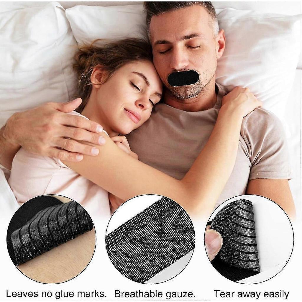 60x Mouth Tape For Sleeping, Oral Tape For Sleeping Mouth Tape, Sleep Strips For Snoring Aids, Anti-snoring, Develop Nasal Breathing Habit