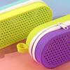 Swimming Goggles Case Double-Sided Color with Portable Handle Container Soft Silicone Ventilation Holes Water Drainage Storage Box