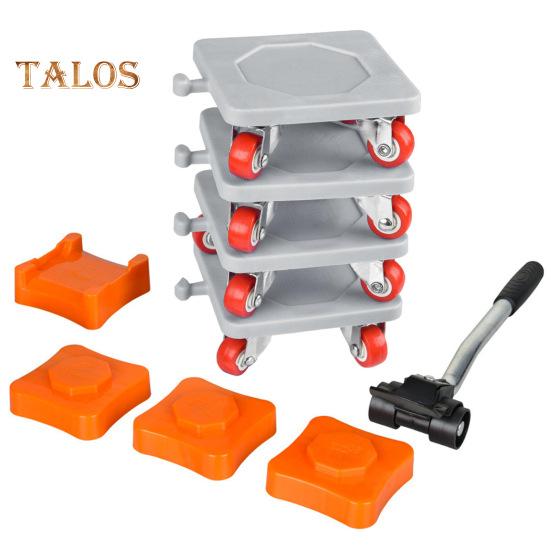 Conjunto de ferramentas para movimentação de móveis, capacidade de carga de 500 kg, fácil de instalar, almofada de elevação de eletrodoméstico, ferramenta de movimentação de móveis