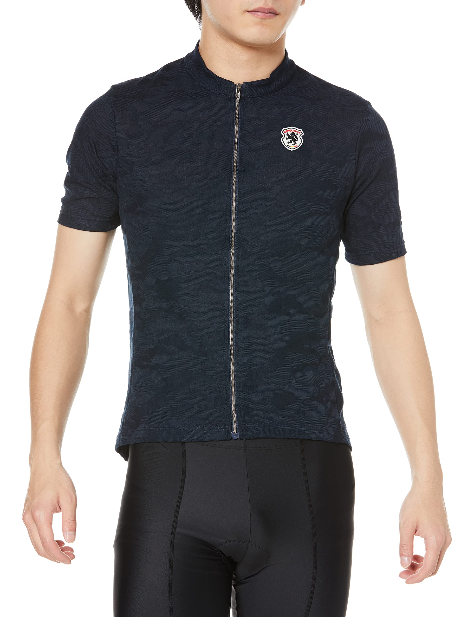 

Kapelmuur Cycling Short Camouflage Size XS Jersey, Unisex, Sleeve, Pattern, Blue, синий