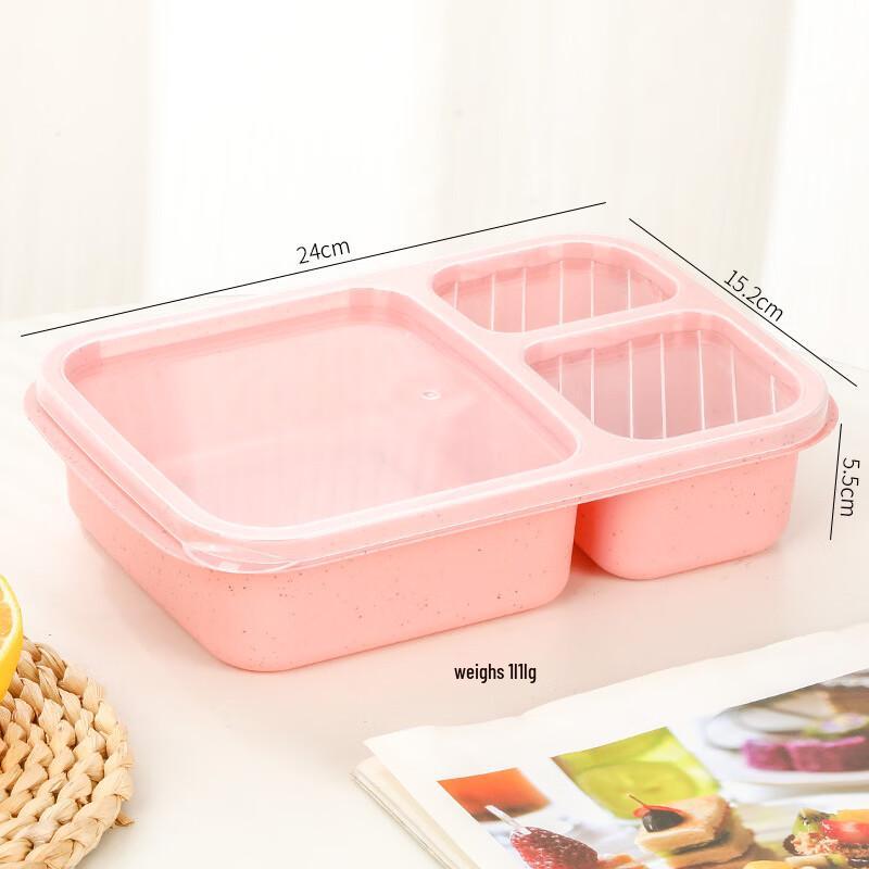 YUNLUAN Wheat Straw Partitioned Bento & Lunch Boxes