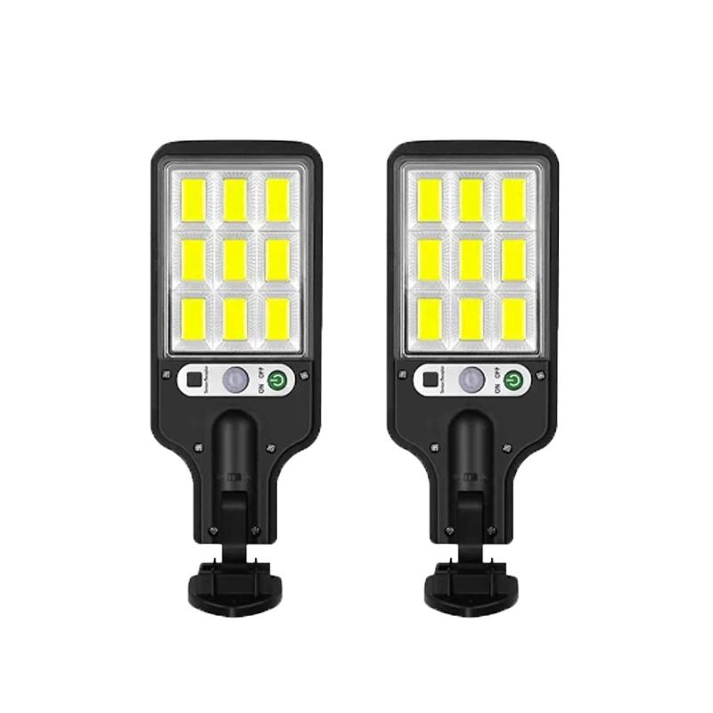 1/2 Motion Sensor Solar Rechargeable Street Lamp Outdoor Wall Lamp for Courtyard and Porch Lighting Decoration Light