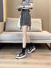 Korean-Style Women's Ultra-Thin Loose Mid-Length Wide-Leg Summer Skirt Shorts