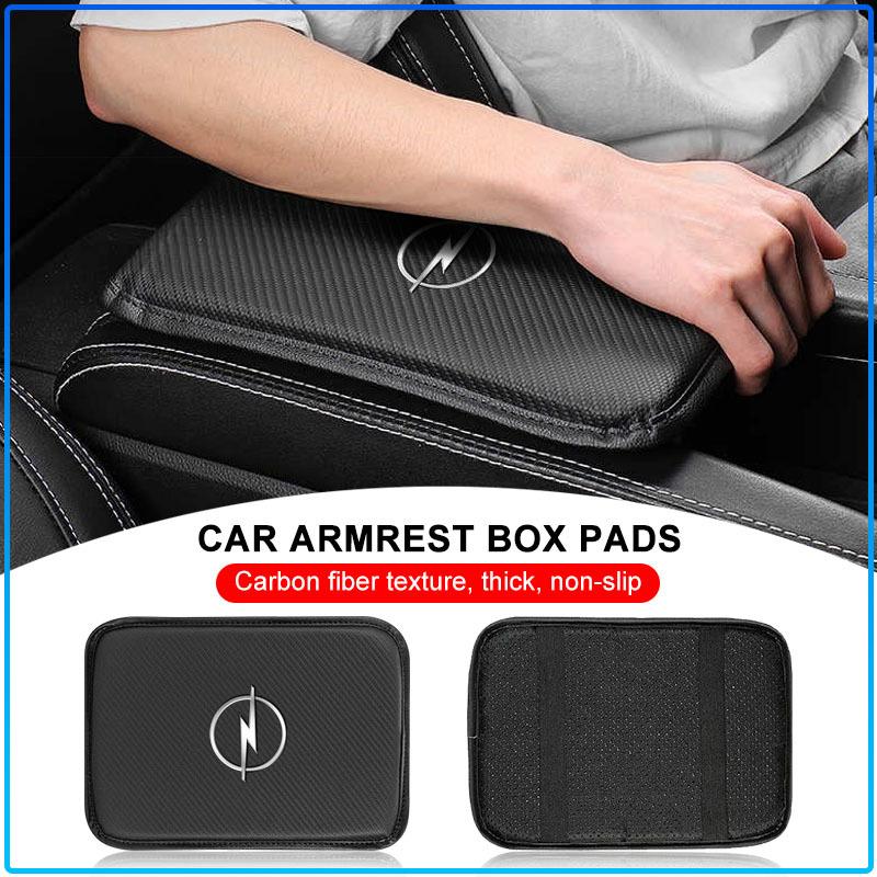 Car Armrest Box Mats Leather Center Console Covers Accessories sticker For Opel Astra H G Corsa Insignia Astra Antara Meriva Zafira Interior