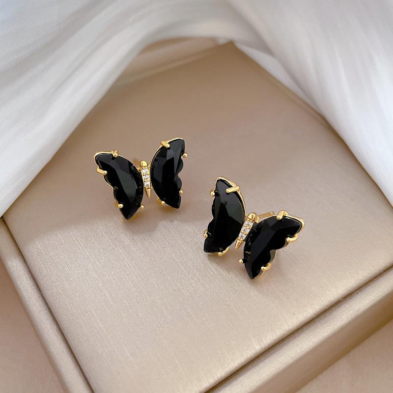 

Fashion Luxury Zircon Flower Heart Drop Earrings for Women Shiny Copper Dangle Earrings Accessories Jewelry Gifts for Friends