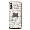 Cat-Stampato Cassa Del Telefono Per Samsung Galaxy S24 S23 Ultra S22 S21 S20 FE 5G S10 S10E S9 Più s8 Molle Del Silicone Nero Della Copertura Del Respingente