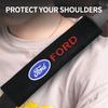Car Sticker 2026 2pcs Car Seat Belt Covers Cotton Shoulder Pads For Ford Focus Fiesta Ranger Mondeo Escort Falcon Flex S-MAX Kug