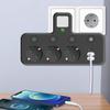 Multi-functional Socket with Smart Night Light USB Fast Charging Independent Control Multi-port Power Strip Overload Protection