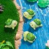 1Pcs Cartoon Cute Little Turtle Mini Doll Micro Landscape Ornament Dollhouse Home Garden Craft Decoration DIY Garden Accessories