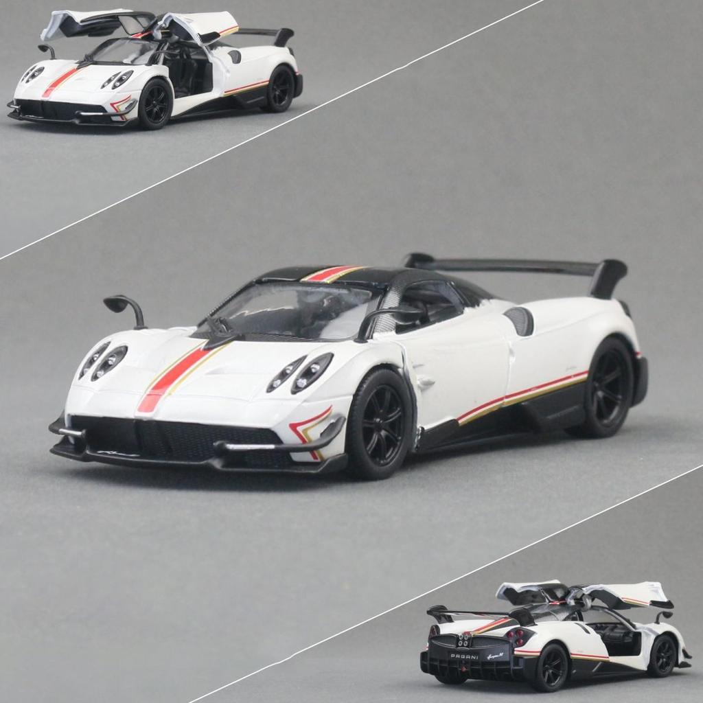1/38 Pagani Huayra BC Alloy Sports Model Diecasts Metal Track Racing Vehicles Car Model High Simulation Collection Kids Toy Gift