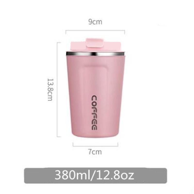 Stainless Steel Coffee Thermos Mug 380/510ml Portable Car Vacuum Flask Travel Insulated Thermal Water Bottle for Cold/Hot