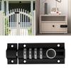 4-Digit Combination Lock Password Lock Sliding Bolt Door Lock Easy To Install