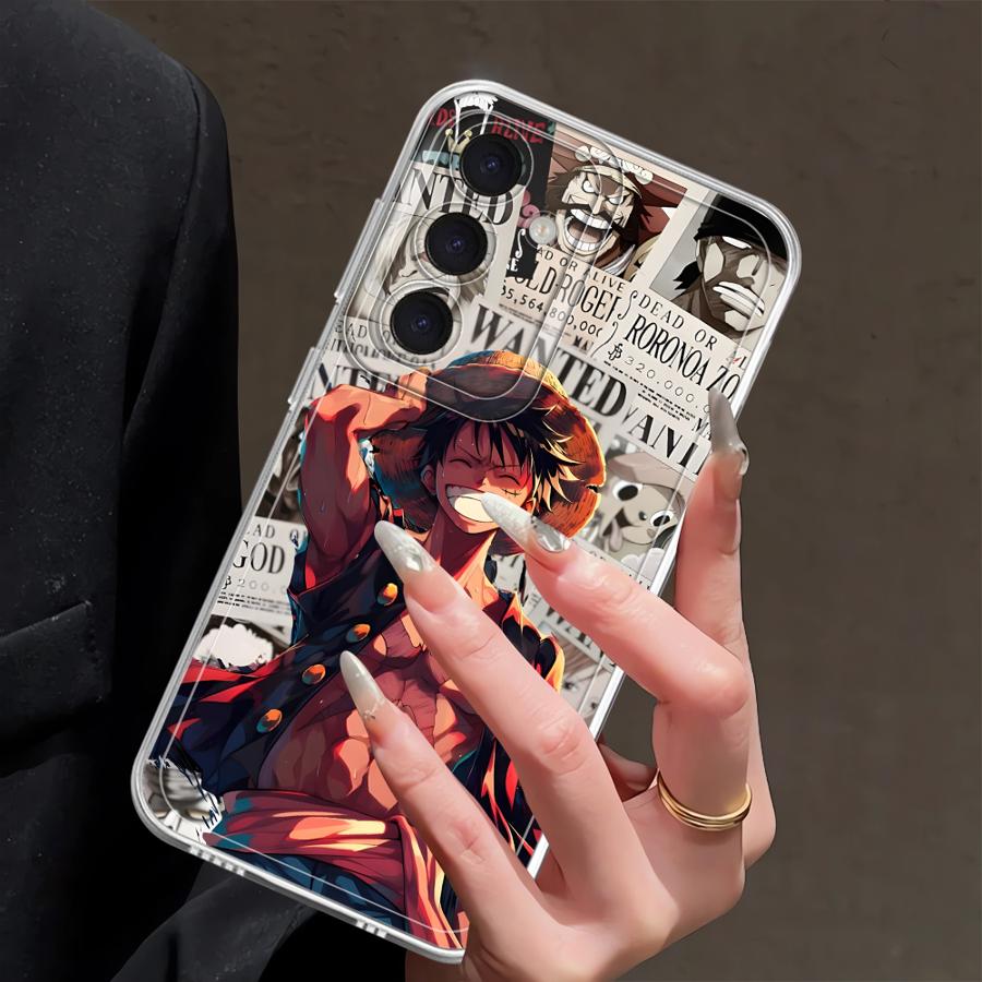 Case for Samsung Galaxy A57 A52 A17 A52 A25 A51 A34 A35 A55 A14 A16 A56 A36 A37 A54 A15 A26 A24 Phone Cover Anime One Piece
