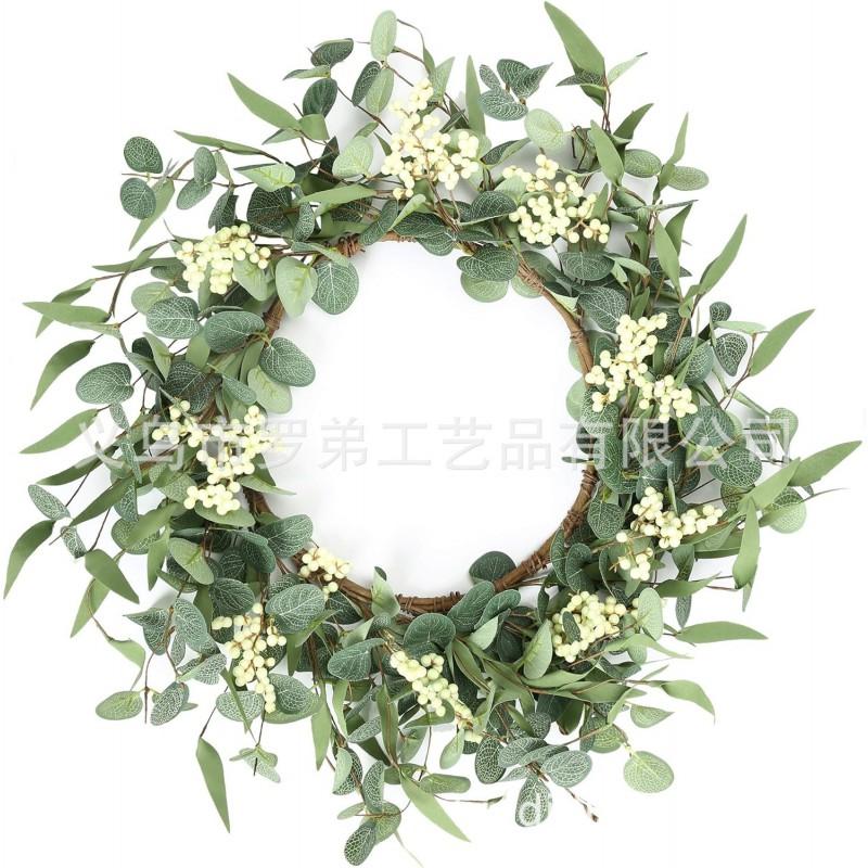 Artificial Flower Wreath Easter Valentines Day Hotel Restaurant Door Decorations