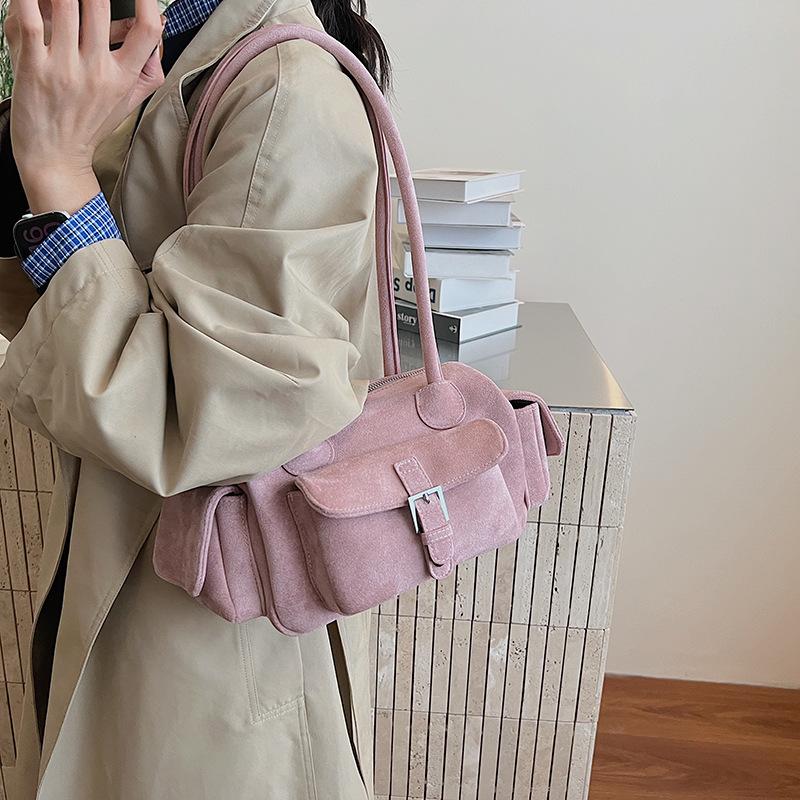 Large Capacity Bag Women's Autumn and Winter Retro 2025 New Versatile Shoulder Armpit Bag Casual Fashion Commuter Pillow Bag