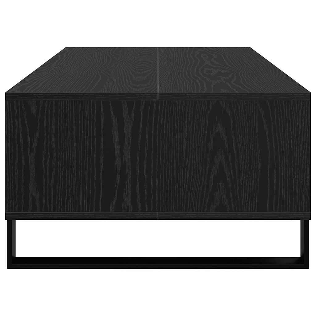 Coffee Table Black Oak Look 104 x 60 x 35 cm Wood Based Panel