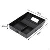 Automotive Center Console Organizer with Cable Slot Armrest Storage Box for L9