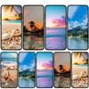 Cover for iPhone 17 16 15 Xiaomi Poco Redmi Note 14 13 12 11 Pro Max Samsung Galaxy S25 S24 S23 OPPO Huawei Mountain Sea Beach Travel Shell Phone Case