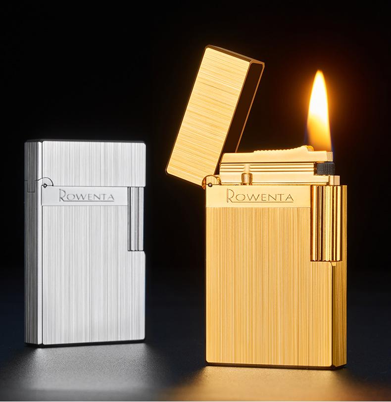 **New Good Luck Retro Flint Lighter**: Creative Side-Slip Ignition with Old-Fashioned Charm