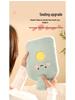 Classic Thickened Rubber Hot Water Bottle with Plush Cover for Warmth