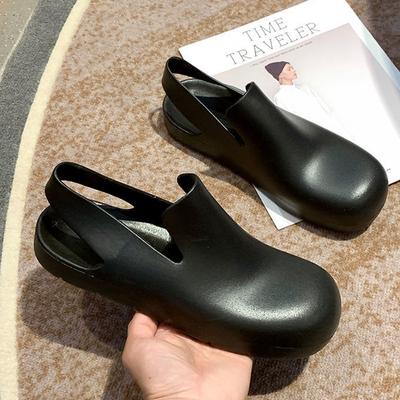Nuovi Sandali Estivi Casual da Esterno con Suola Morbida 2024 Stivali da Pioggia Baotou Semplici da Donna Scarpe da Acqua in Plastica Jelly Taglia 36-40