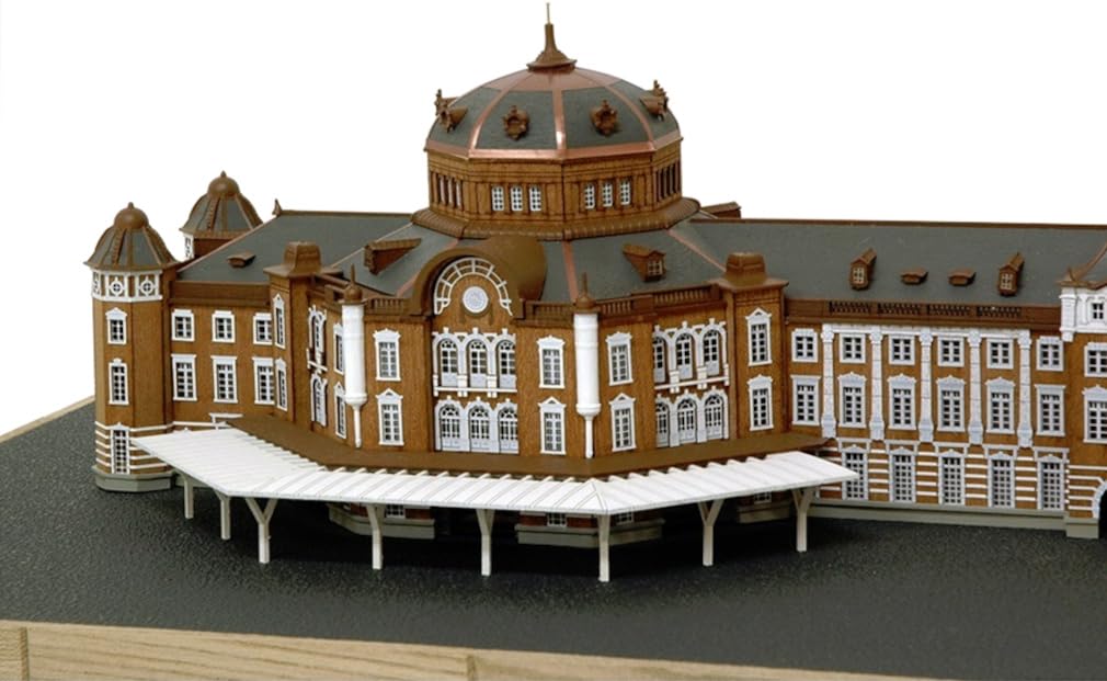 Woody Joe Токийский вокзал Здание Маруноути Деревянная модель Сборный комплект 1/350 (Строительство)