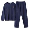 Long Autumn Room Crew Top and Bottom Comfortable [HEWEAYTA] Women's Pajamas, Sleeves, Spring, Summer, - Wear, Thin, Neck, Strawberry, Cherry, Set,