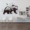 Diy Home Decor Black Bears Fish Tattoo Mural Mountain Wall Sticker New Design Vinyl Wall Art Decals Room Decor