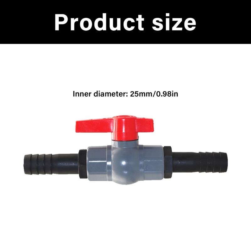 Bazénové ventily s vysokým prietokom so závitovým pripojením 32 mm a hadicovými nátrubkami 25 mm, vhodné pre systémy riadenia vody