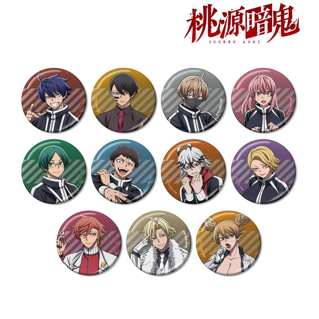 Togen Anki Trading Metallic Can Badges Box of 11