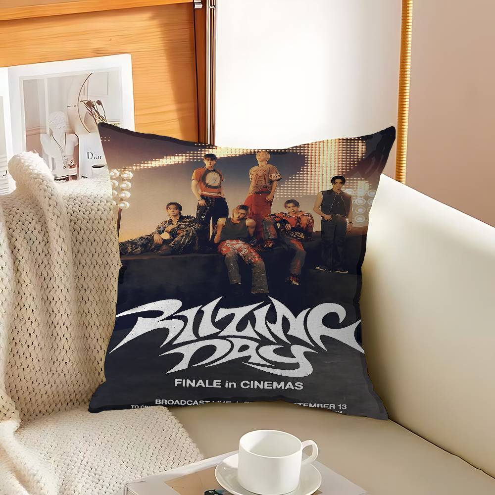 Kpop Band R-RiizeS Cushion Cover Pillow Cover Decor Pillowcase Printed Cushion Case For Couch
