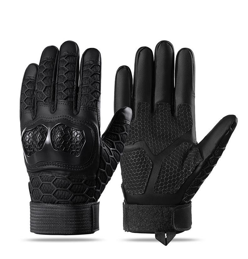 Tactical gloves locomotive off-road motorcycle riding hard shell anti-drop non-slip riding outdoor riding half-finger gloves