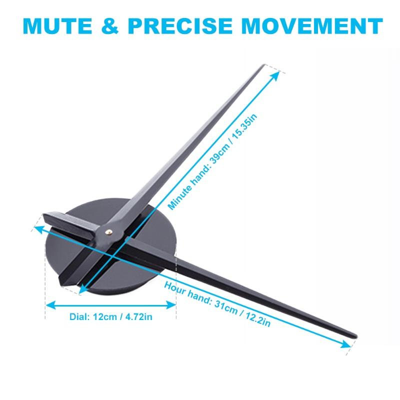 3D DIY Luminous Dial Drill-Free Acrylic Frameless Silent Wall Clock With Number Stickers For Living Room Office Bedroom Modern