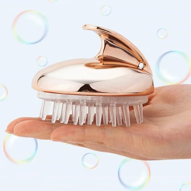 Shampoo Brush Silicone Scalp Massager - Hair Washing Comb, Relieve Fatigue, Bath SPA Relax, Shower Hair Salon Hairdressing