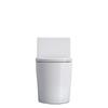 Compact High-Flush Silent Toilet with Swirl Siphon and Deodorant Seat