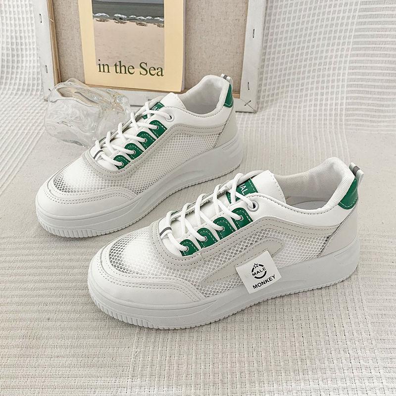 

МОДНАЯ ОБУВЬ, мужские дышащие спортивные кроссовки, спортивные кроссовки для бега, уличные женские теннисные кроссовки для тренажерного зала 35 зелёный