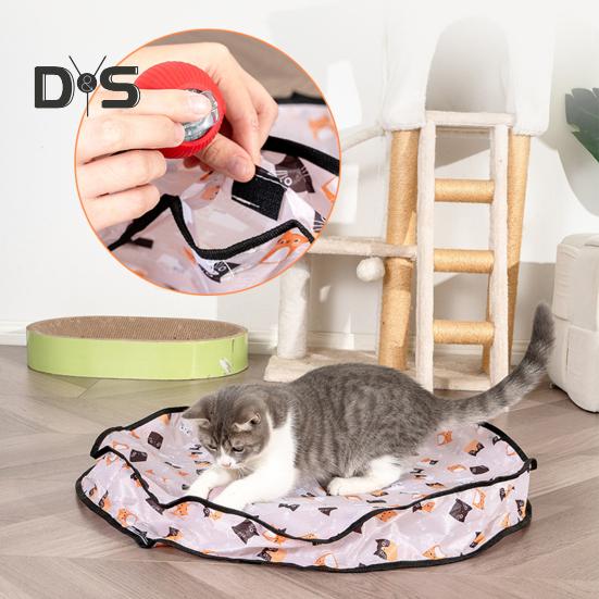 Interaktives Katzenspielzeug, automatischer, schnell rollender Ball mit Soundeffekten, Bewegungs-Zwitscher-aktivierter Bewegungsball für den Innenbereich, Katzenspielzeug